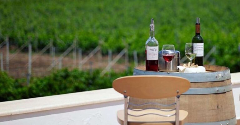 From Kos: Tour of 2 Wineries With Wine Tasting & Small Bites