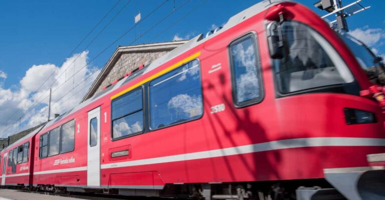 From Lecco Railway Station: Bernina Train Ticket