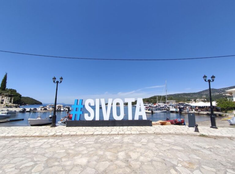 From Lefkimmi: Blue Lagoon and Syvota Village Cruise