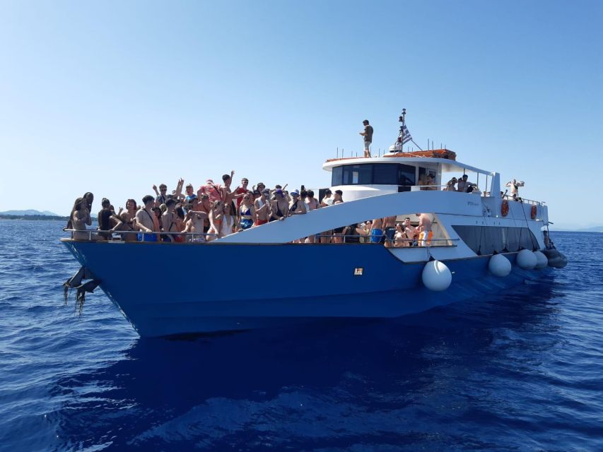 1 from lefkimmi corfu kavos party booze cruise From Lefkimmi: Corfu, Kavos Party Booze Cruise