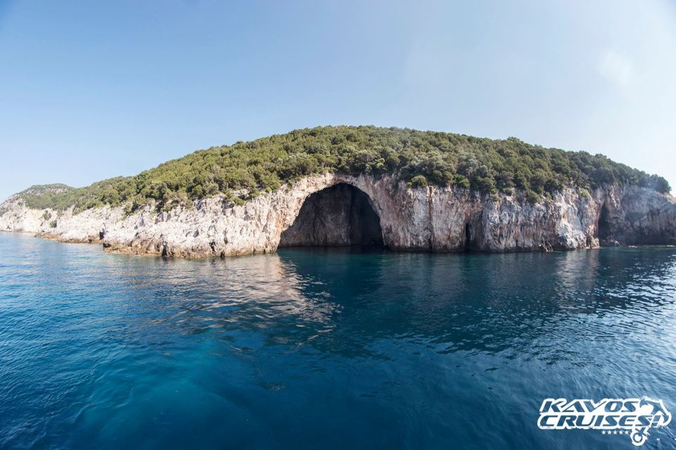 1 from lefkimmi syvota blue lagoon and cave sunset cruise From Lefkimmi: Syvota, Blue Lagoon and Cave Sunset Cruise