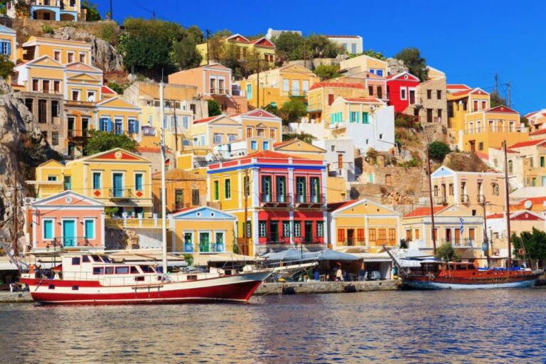 From Rhodes: Symi Island Day Trip by Boat With Hotel Pickup