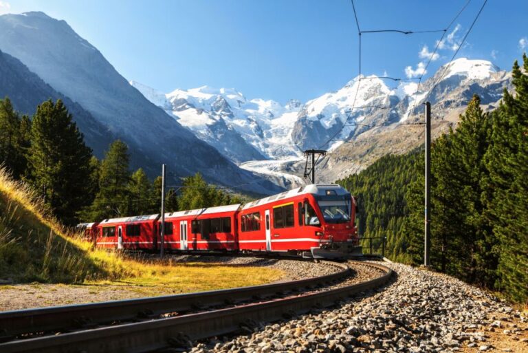 From Varenna Railway Station: Bernina Train Ticket