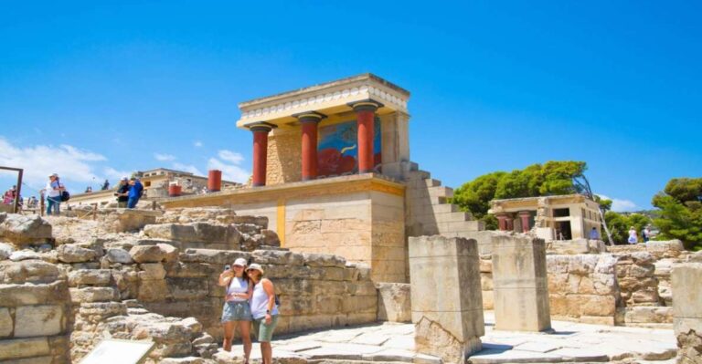 Heraklion: Knossos & Archeol. Museum E-Tickets & City Audios