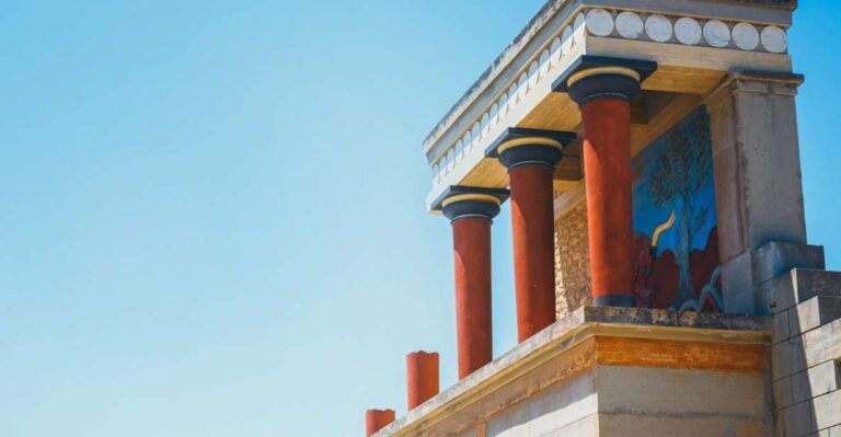 Knossos Palace: E-Ticket With Audio and Heraklion City Tour