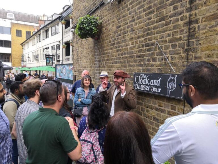 London: the Cloak & Dagger Tour: History Brought to Life!