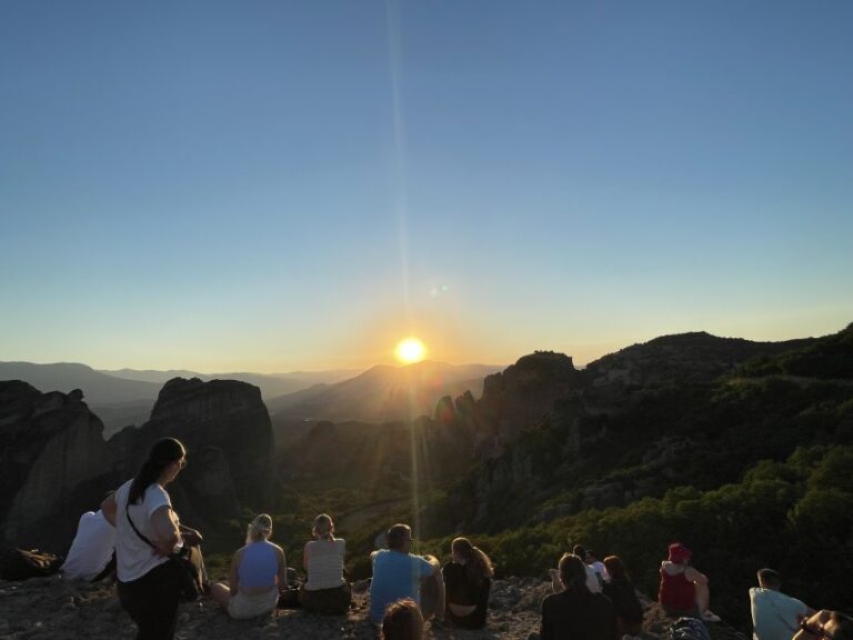 Meteora: E-Bike Sunset Tour With Local Guide & Drink