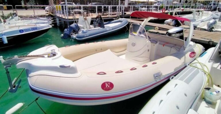 Rental of a Rubber Boat With a Nautical License