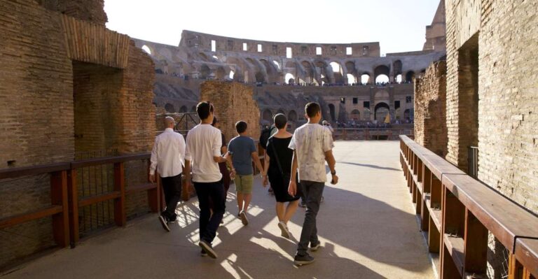 Rome: Colosseum Arena Private Tour With Ancient City