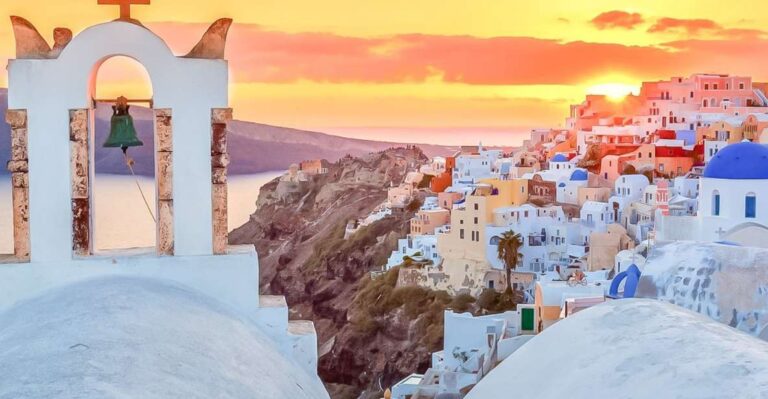 Santorini: Traditional Sightseeing Bus Tour With Oia Sunset