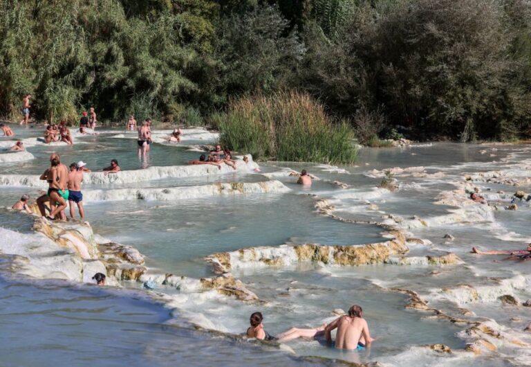 Saturnia and Pitigliano Waterfalls by Bus With Environmental Guide