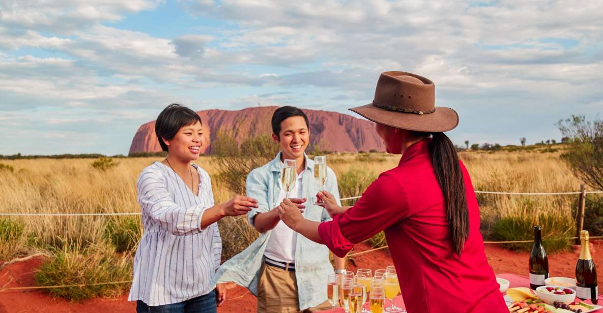 1 uluru sunset sparkling wine cheeseboard gourmet bbq Uluru: Sunset, Sparkling Wine, Cheeseboard & Gourmet BBQ