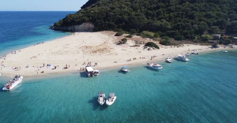 Zakynthos: Guided Boat Cruise to Turtle Island & Keri Caves