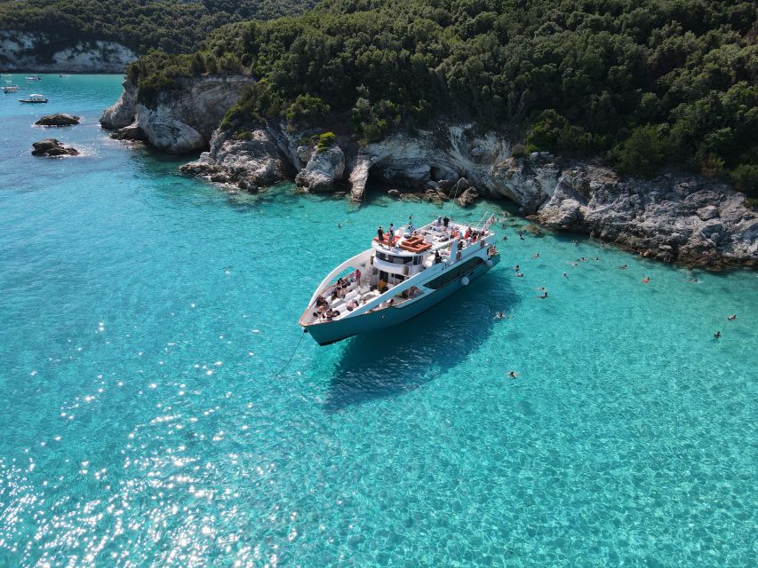 From Lefkimmi: Paxos, Antipaxos & Blue Caves Speedboat Tour - Highlights