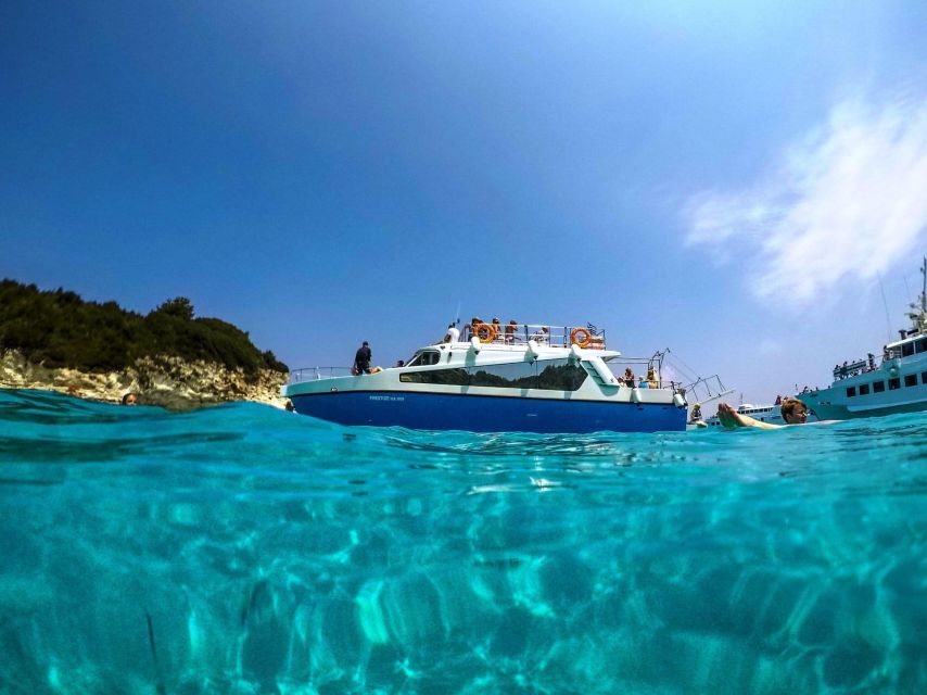 From Lefkimmi: Syvota, Blue Lagoon and Cave Sunset Cruise - Detailed Itinerary