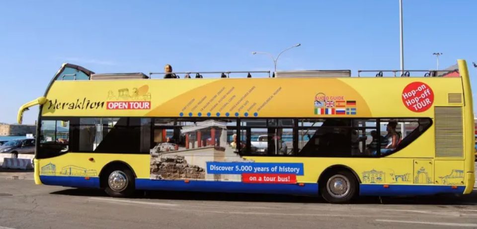 Heraklion: Hop-on Hop-off Open Top Bus Sightseeing Tour - Highlights