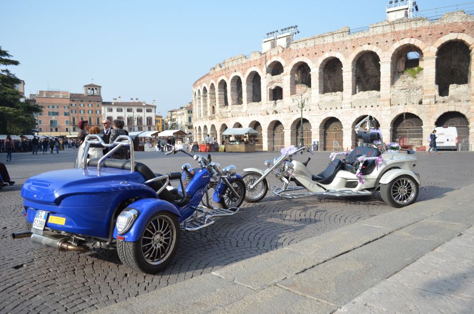 Lake Garda and Verona: 8-Hour Trike / Ryker Rental - Booking Information