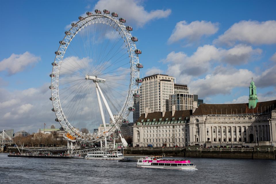 London: Thames River Cruise With Optional London Eye Ticket - Booking Information