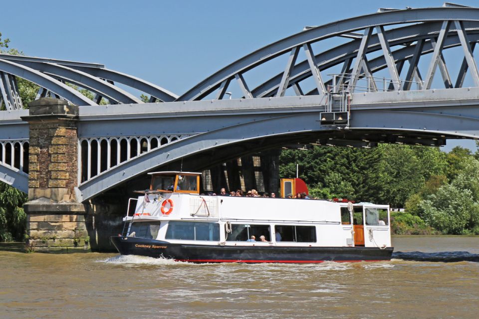 London: Westminster to Kew River Thames Cruise - Inclusions