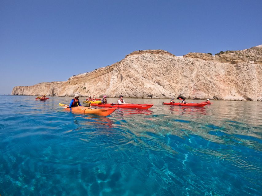 Milos: Kayaking Tour to Tsigrado and Gerakas Beach - Experience Description