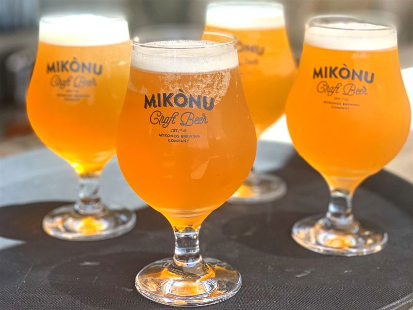 Mykonian Beer And Wine Tasting With Dining - Microbrewery & Winery Background