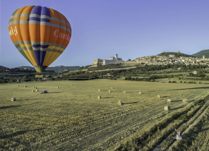 Assisi: Hot Air Balloon Ride With Breakfast & Wine Tasting - Experience Description