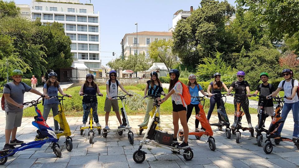 Athens Mystery Tour on Electric Trikke Bikes - Language Options