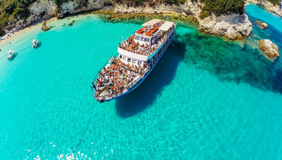 From Corfu: Day Cruise to Paxos, Antipaxos, and Blue Caves - Inclusions