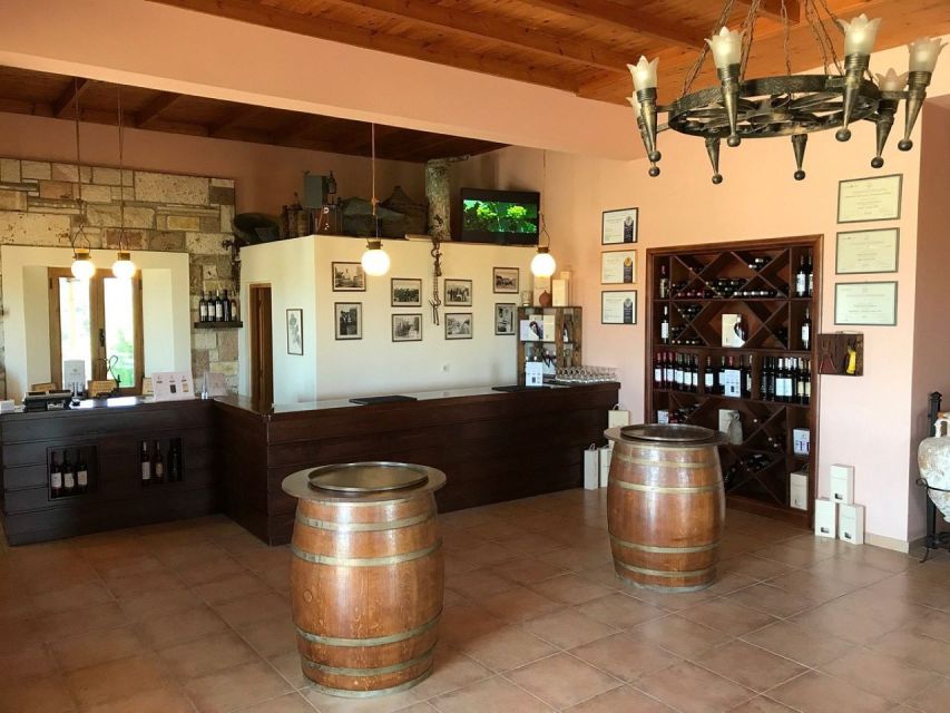 From Kos: Tour of 2 Wineries With Wine Tasting & Small Bites - Inclusions