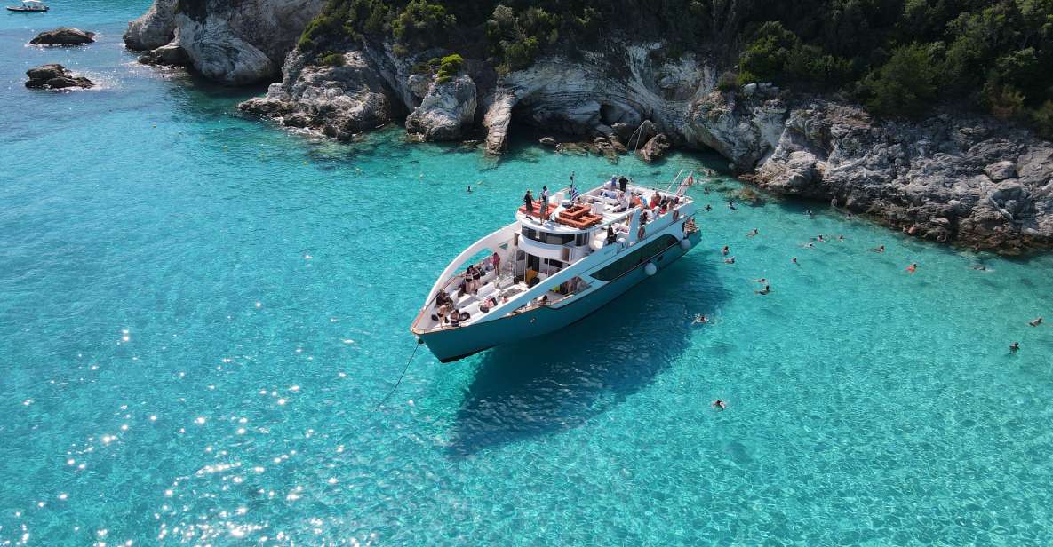 From Lefkimmi: Paxos, Antipaxos & Blue Caves Speedboat Tour - Inclusions