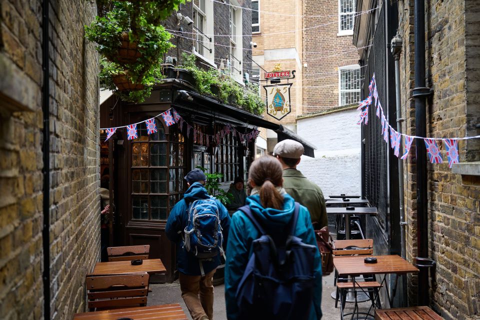 London: Historic Pubs Traditional Food Walking Tour - Inclusions and Exclusions