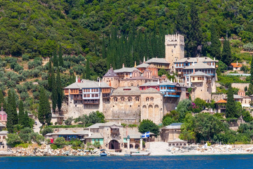 Ouranoupoli: Mount Athos Cruise With Ammouliani Island Visit - Live Tour Guide