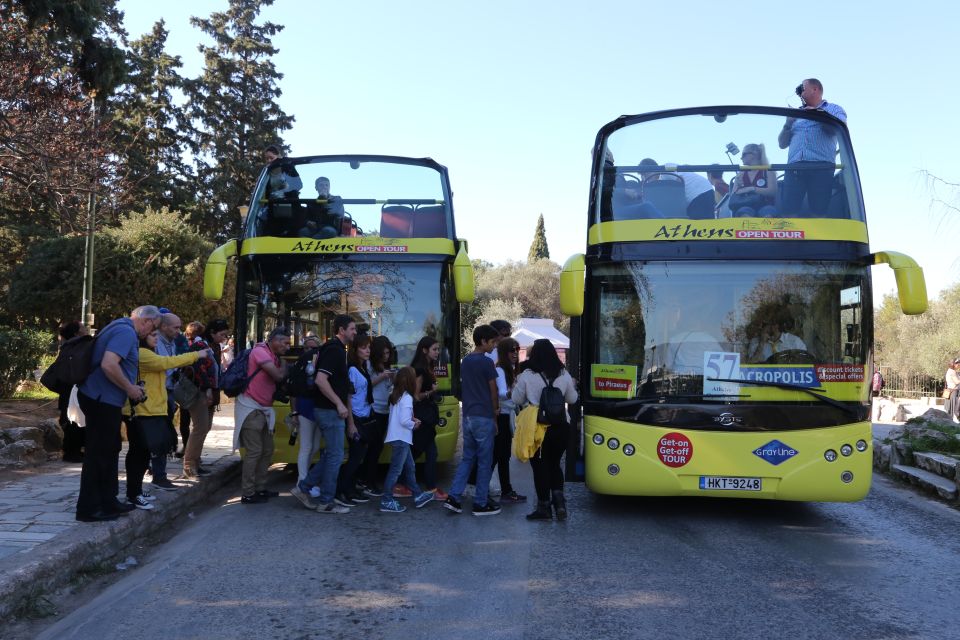 Athens: Hop-On Hop-Off Bus and Cape Sounion Sunset Trip - Tour Duration and Reservation