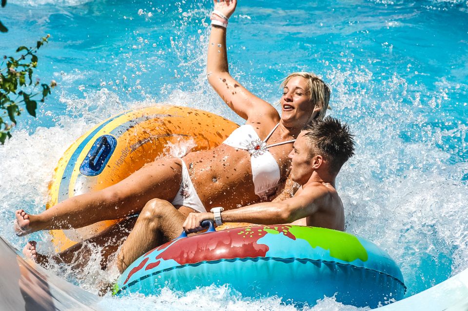 Crete: Acqua Plus Water Park Entrance Ticket With Transfer - Lush Garden Surroundings