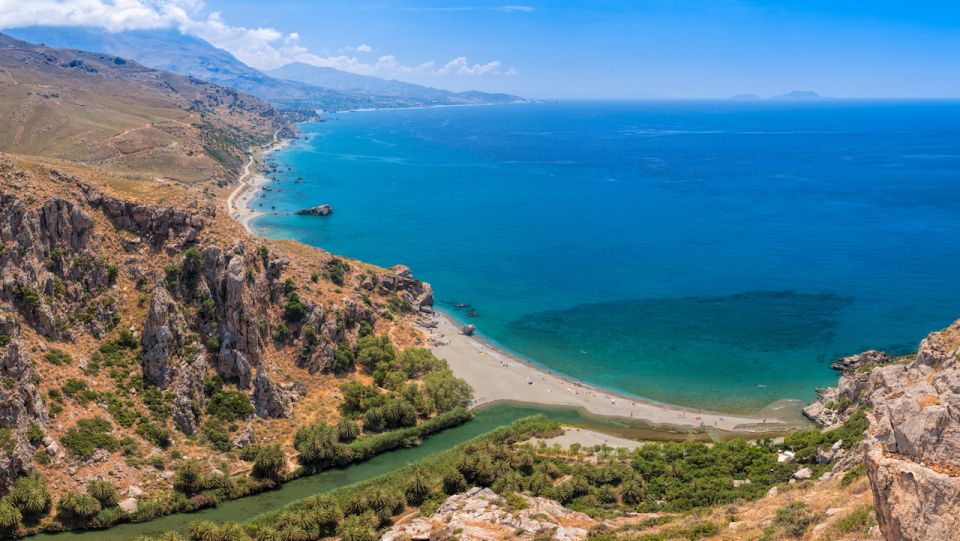 Heraklion: Preveli Palm Beach Boat Trip & Rethymno Town Tour - Activities