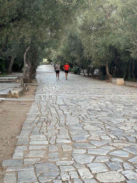 Running Through the History of Athens With Personal Trainer - Old Olympic Stadium Finish Line