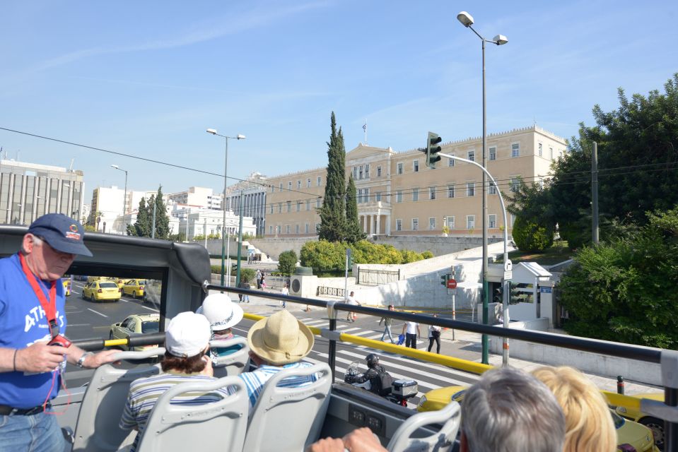 Athens, Piraeus, and Coastline: Blue Hop-On Hop-Off Bus - Highlights