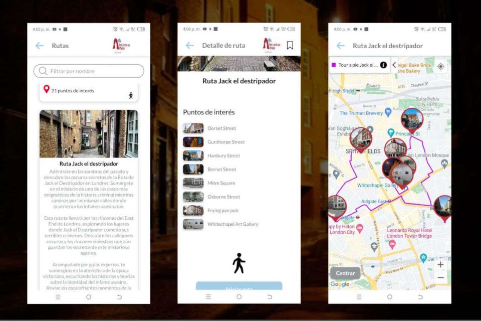 Jack the Ripper Tour in London With Multilanguage Audioguide - Duration