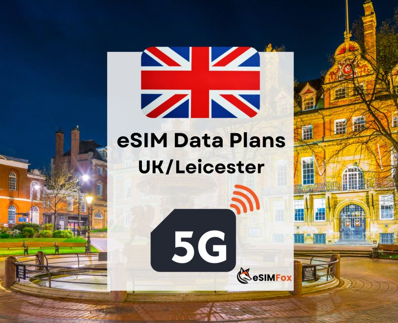 Leicester: Esim Internet Data Plan for United Kingdom UK - Important Reminders