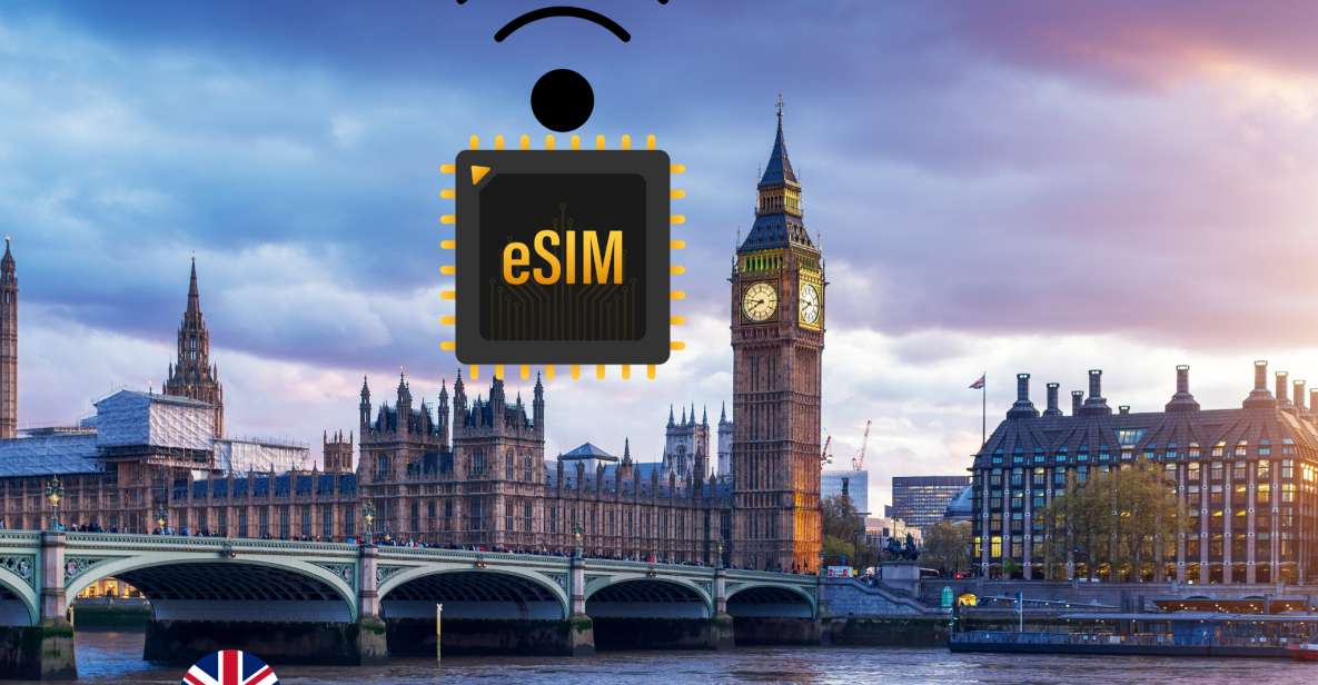 London: Esim Internet Data Plan for United Kingdom UK 4g/5gb - Save Up to 10