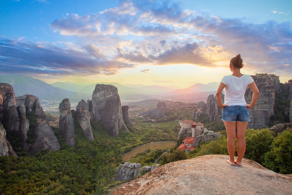 Meteora Sunset With Monastery & Caves Tour in Small Group - Language Options