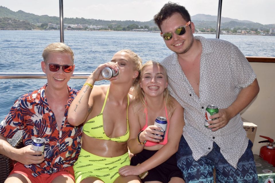 Rhodes: Boat Party Cruise With Live DJ - Swimming and Games