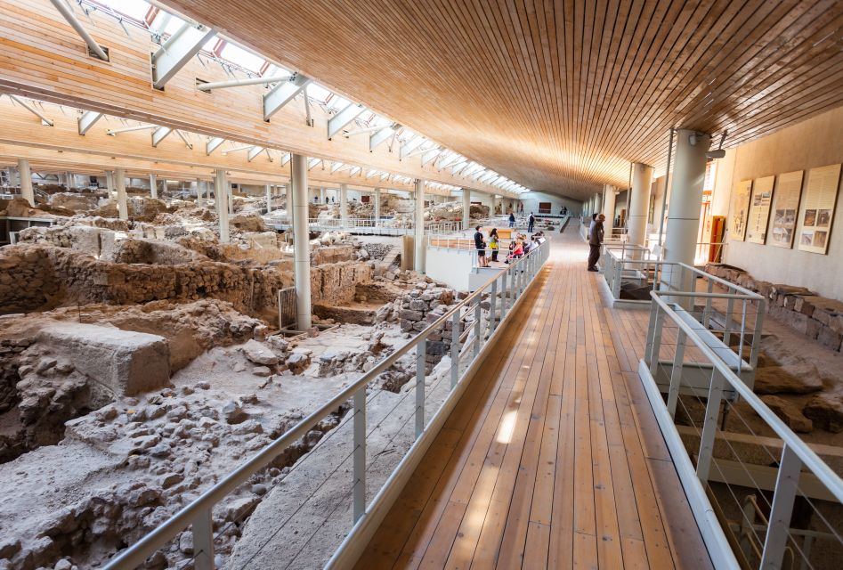 Archaeological Bus Tour To Akrotiri Excavations & Red Beach - Inclusions