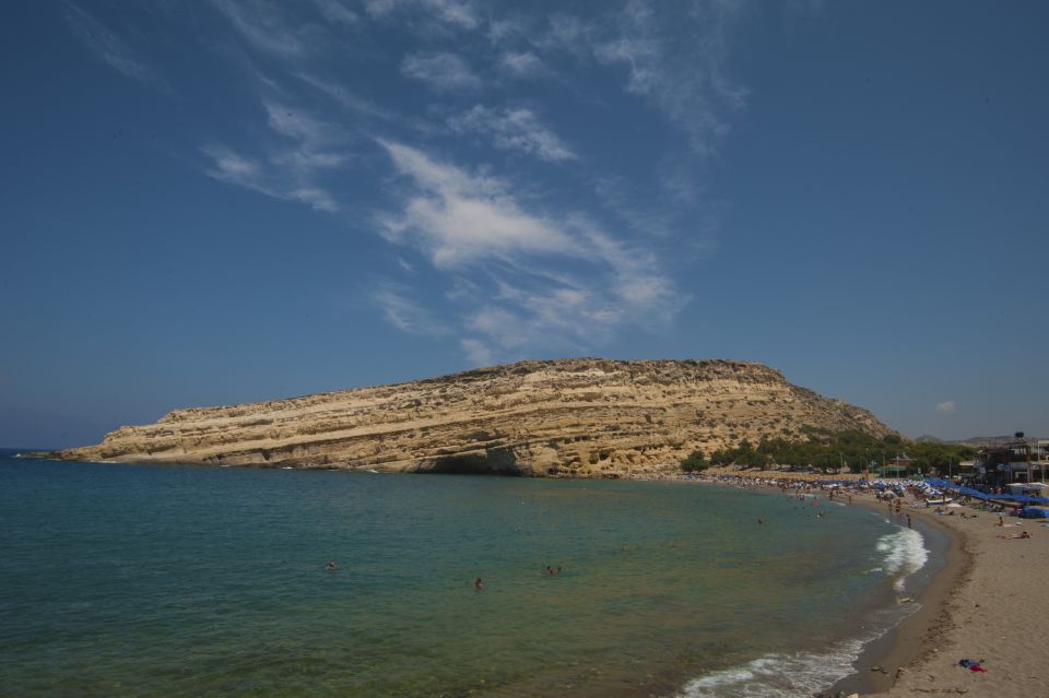 Crete: Matala Beach and Hippie Caves, Red Beach - Background Information