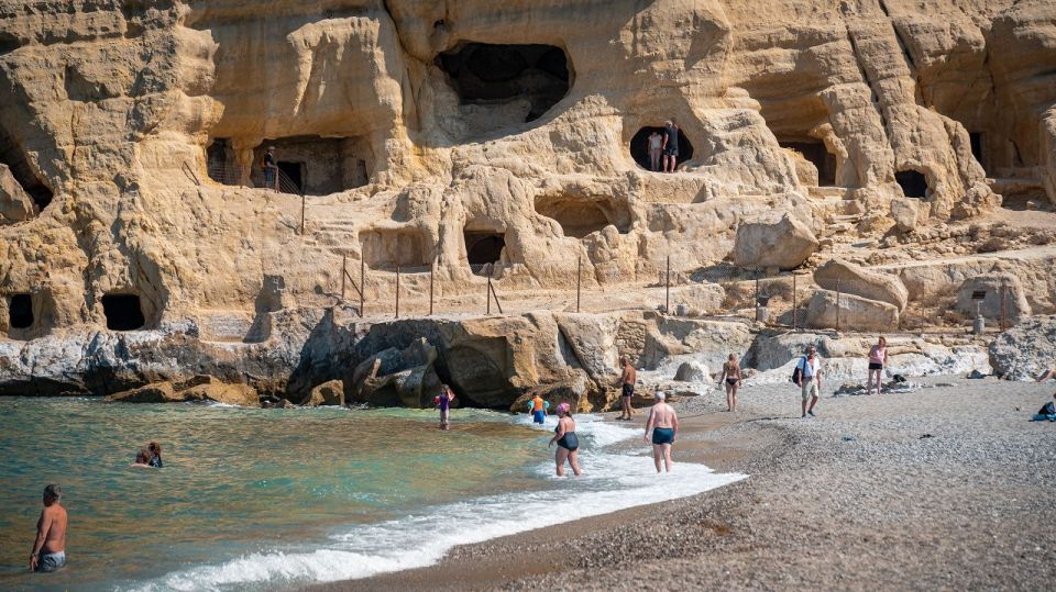 Crete: Matala Beach and Hippie Caves, Red Beach - Directions to Matala Beach