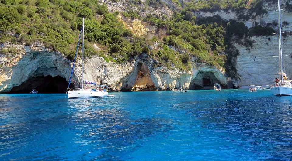 From Lefkimmi: Paxos, Antipaxos & Blue Caves Boat Tour - Details