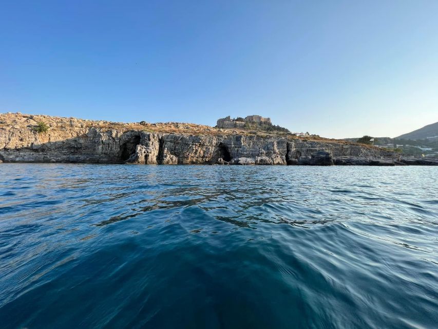 Lindos, Pefkos: Summer Breeze All-Inclusive Swimming Cruise - Google Maps Navigation