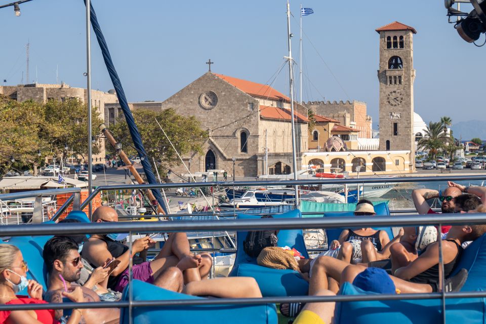 Rhodes: Full Day East Coast Bay to Bay Boat Trip With Lunch - Directions for the Boat Trip