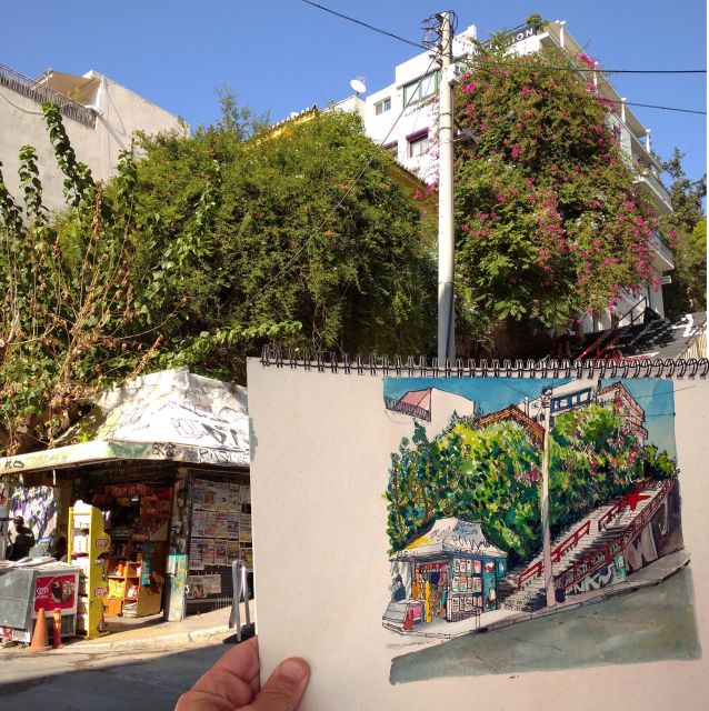 Outdoor Drawing Class in Modern Athens; Pangrati, Metz.. - Last Words