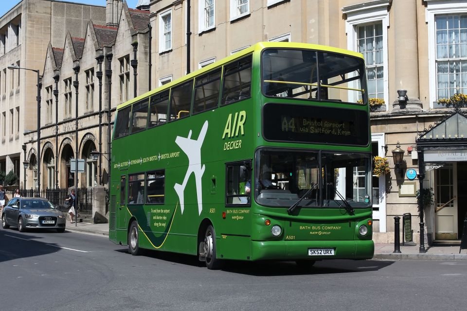 Bath: Bus Transfer To/From Bristol Airport - Key Points